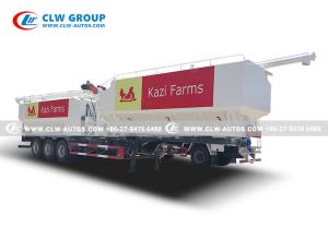 Cheap 10tons Bulk Feed Truck Body Poultry Farm Chicken Duck Pig Feed Transport wholesale