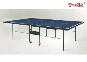Cheap Recreation Folding Table Tennis Table Leg Round Tube With Bats Container wholesale