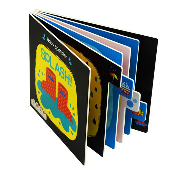 12P Photo Board Book Printing , Die Cut Book Printing with tab