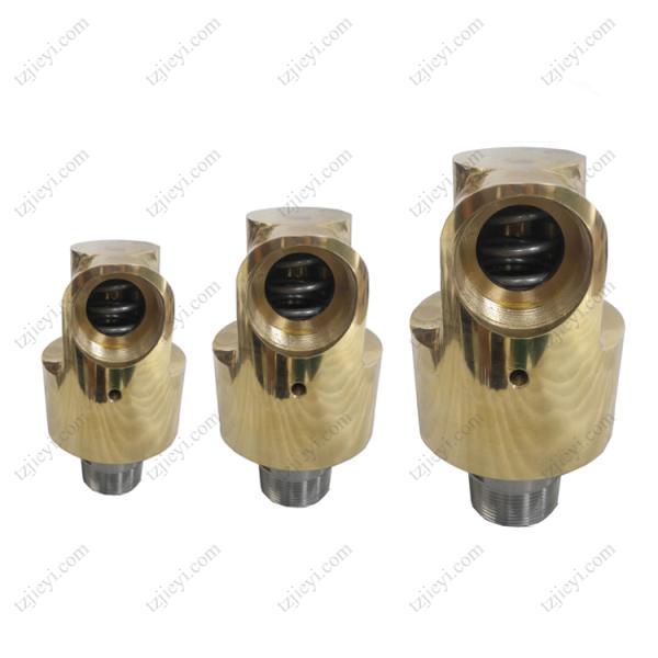 Monoflow high speed hydraulic cooling water rotary joint thead connection