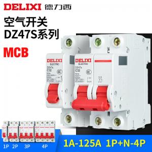 China DZ47s Miniature Circuit Breaker , Electric Circuit Breaker 1~63A 80~125A on sale