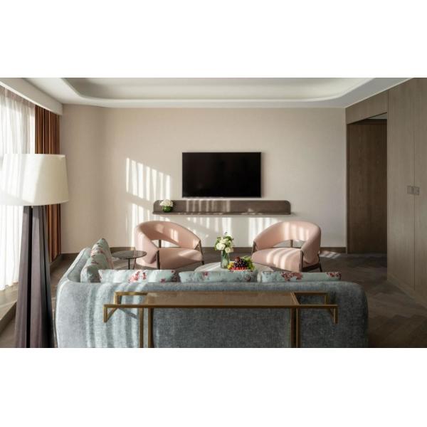 Villa / Apartment / Hotel Furnitures Wooden Structures And Texture Furniture Sets