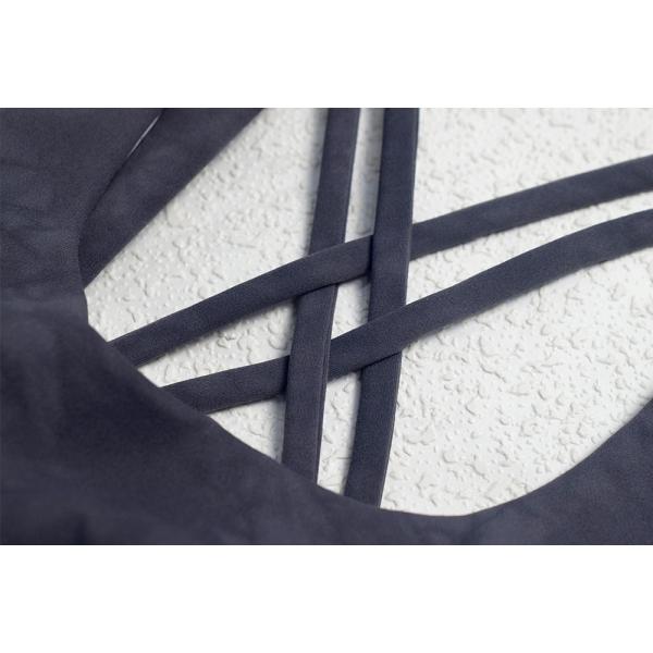 Body Fit Smoky Gray Double Layer Sports Bra / Full Figure Sports Bra 210g