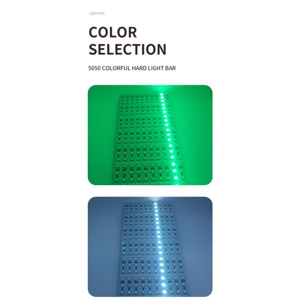 Bright Patch 5050RGB LED Hard Strip DC 12V 60 Colorful Lights