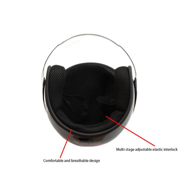 Hd anti-fog lens Half Face Motorcycle Helmet off-road helmet For Adults Helmet Motorcycle Accessories Head Guard