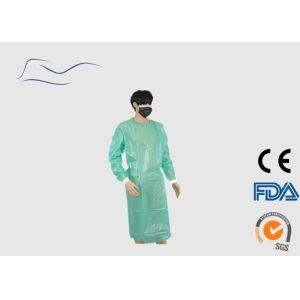 Buy cheap Liquid Resistance Disposable Isolation Gowns With Knitted Cuffs 115 * 137CM from wholesalers