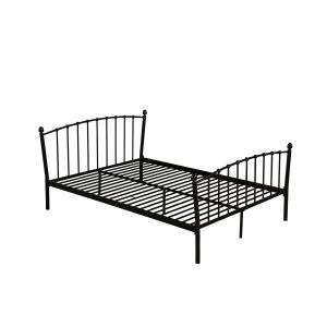 Cheap Sturdy ODM Metal Frame Double Bed Modern Design Rectangular Shape wholesale