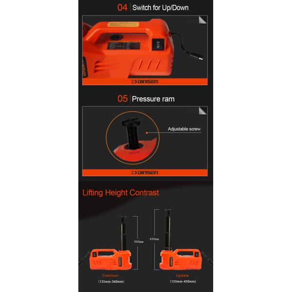 12v Mobile Hydraulic Car Lifting Jack Portable Floor Jack