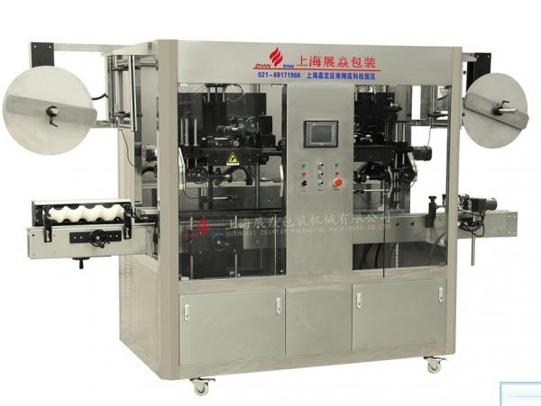 Quality Stainless Steel Shrink Sleeve Labeling Machine 300 - 350 BPM Capacity for sale