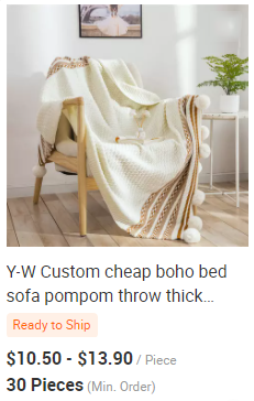 Y-F Custom Simple Sofa Cotton Cable Chunky Soft Ribbed Knit Throw Blankets for Home Decor