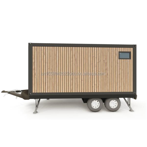 Hotel 20ft or 40ft Mobile Outdoor Container Bar Coffee Shop on the Second Floor with Outdoor Design and Wheels