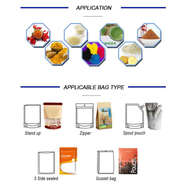 Automatic Powder And Flour Packing Machine Eight Station Powder Packaging Machine
