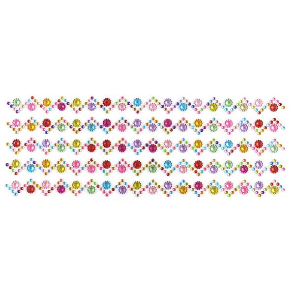3D Acrylic Self Adhesive Stickers for kids diy craft and Decal Mobile Scrapbooking diamond pearl gem drill stickers OEM