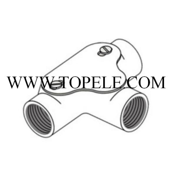 Malleable Iron BS4568 Conduit And Fittings Channel Inspection Tee Elbow