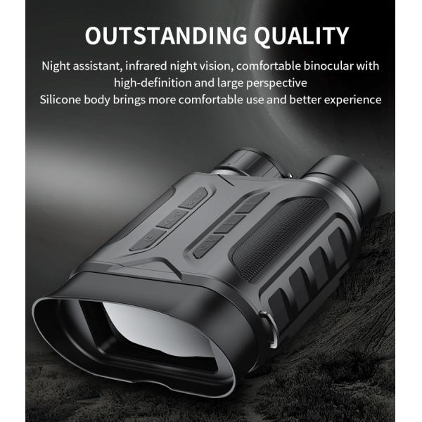 2.31 Inch 2mp Infrared Night Vision Binocular 1080p Telescope For Hunting CMOS Sensor