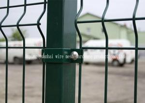 Cheap Decorative Galvanised Welded Wire Mesh Sheets , Garden Mesh Fence Pure White 3D wholesale