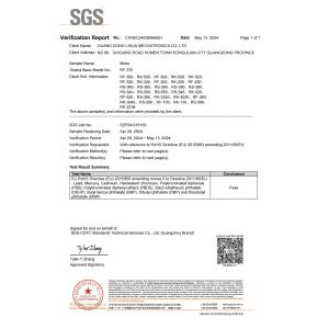 Guang Dong Lihua Mechatronics Co.,Ltd Certifications