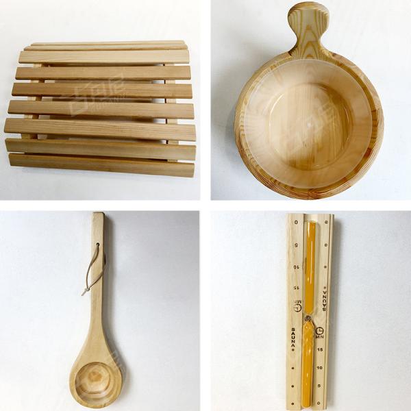 Purely Dry Solid Wood Wet Steam Sauna Room