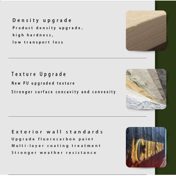 decorative stone wall panels for outside Insulated Polystyrene Sandwich Panels Mushroom Stone