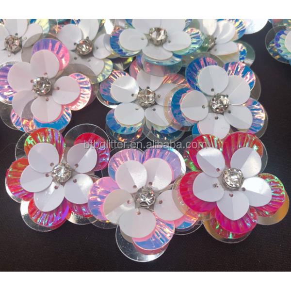 Top-Grade DIY Shell Flower Sequins for Women's Shoes Clothes Skirt Multi-Color Plastic Weddings Events Packaged in Boxes