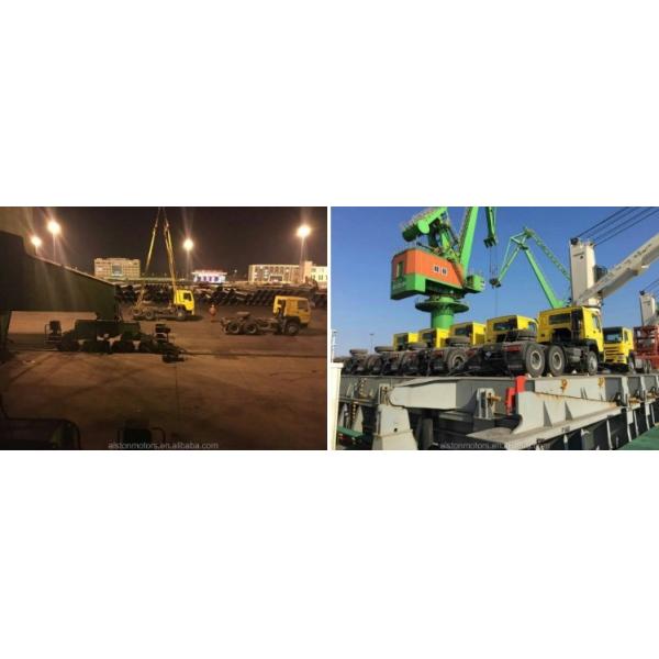 Refurbished Sino 6x4 Used Tractor Trucks Manual Transmission