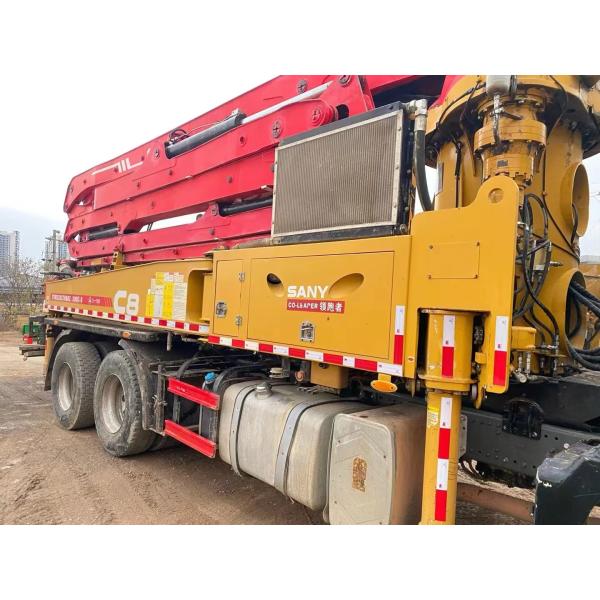 Heavy Duty Used Concrete Pump Truck Company SANY 28T 38 Meter