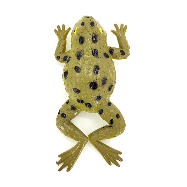 OEM Promotional Plastic Toys ABS Green Frog And Toad Toy Ornaments