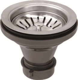 Kitchen Sink Accessories Basket Drainer With Brushed / Polished Surface Finish