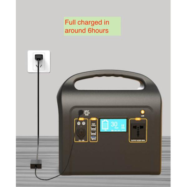 Outdoor Emergency Energy Storage Camping Power Station 540WH 300x290x154MM