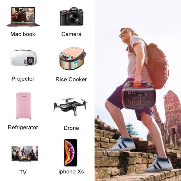 Lithium ions Solar Generator Power Bank 720.72Wh AC 220V 110V 600W portable solar power station