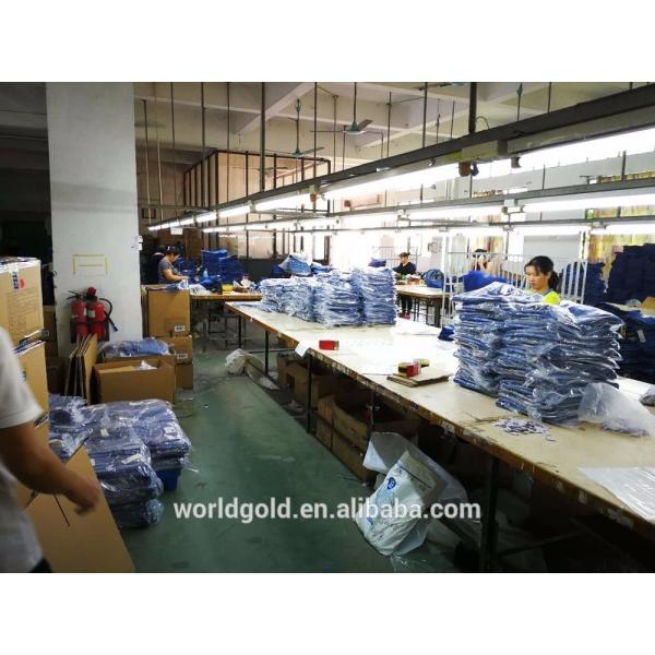 Blue Color Women Denim Dungaree Dress With Frayed Hem OEM Service