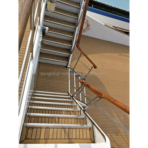 Longwood Gardens PVC Yacht Teak Decking Affordable Plastic Flooring for Outdoor Patio