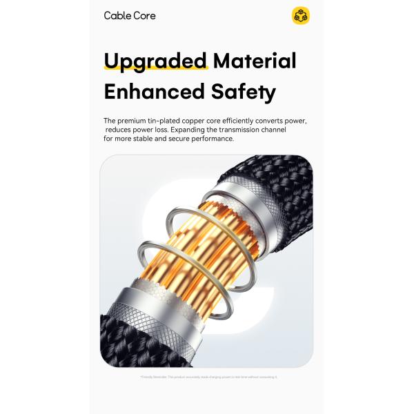 ESSAGER ES-X66 Series 100W USB C to USB C+L+Wireless Watch Charger 3 in 1 Cable