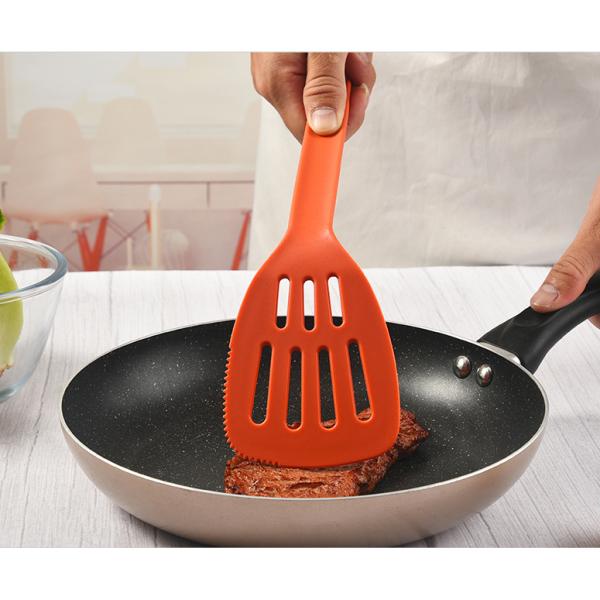 Creative Color Silicone Kitchen Utensil Sets Combination Nylon Scoop Nonstick 6 Pcs Set