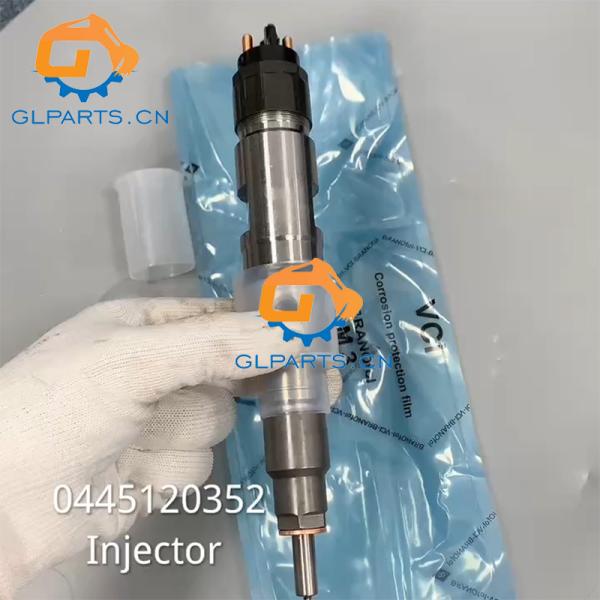 Diesel Fuel Injector Excavator Injector Excavator Spare Parts 0445120352