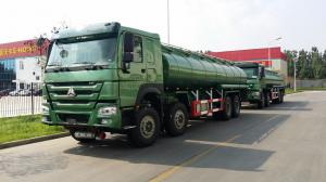 China 25000L 8x4 Diesel Fuel Tanker Truck Sinotruk Howo 371HP 12 Wheeler on sale