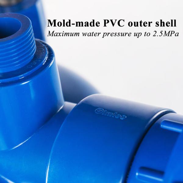 Titanium Tube PVC Shell Pool Heat Exchanger For Swimming Pool Heat Pump MHTA-15