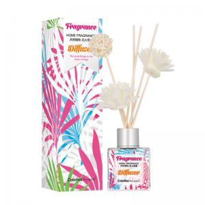 China Lovely Graffiti Home Reed Diffuser Natural Fragrance Essential Oil Reed Diffuser on sale