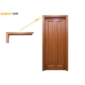 Interior Single Swing PVC Finished Hinged Wooden Door