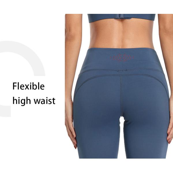 Plus Size Color Blocking Traceless Nude Fitness Yoga Pants Ladies Leggings 80kg
