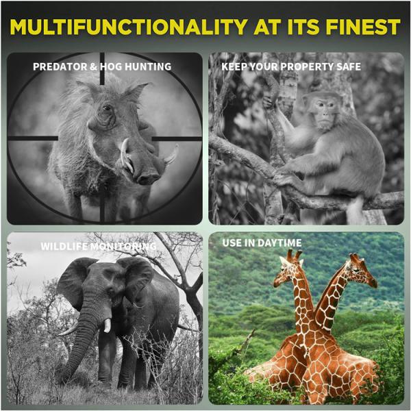 3.5x31 Army Night Vision Binoculars , Dual Tube Day And Night Time Binoculars