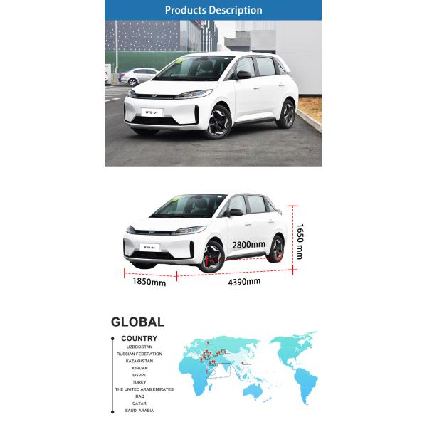 2023 BYD EV Electric MPV Cars Vehicles High Speed Fast Charging 0.5h