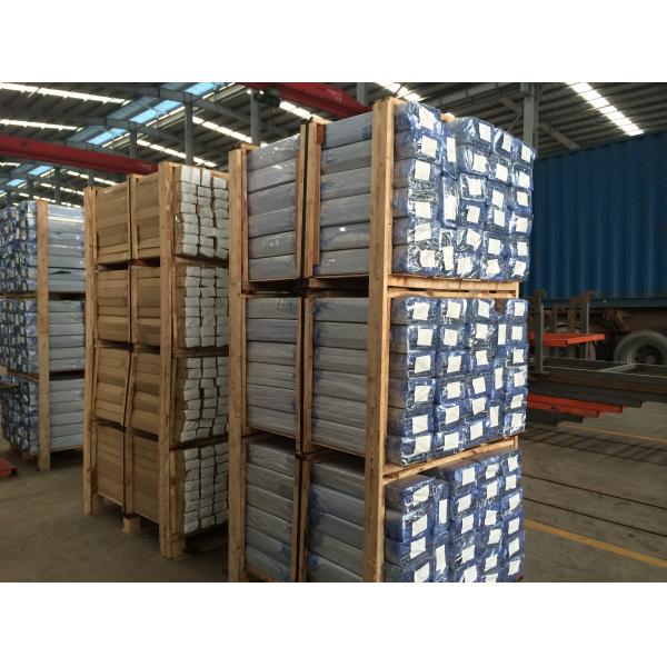 Polishing Gold and Champagne Aluminium Profile , 6063-T6 Aluminum Tube