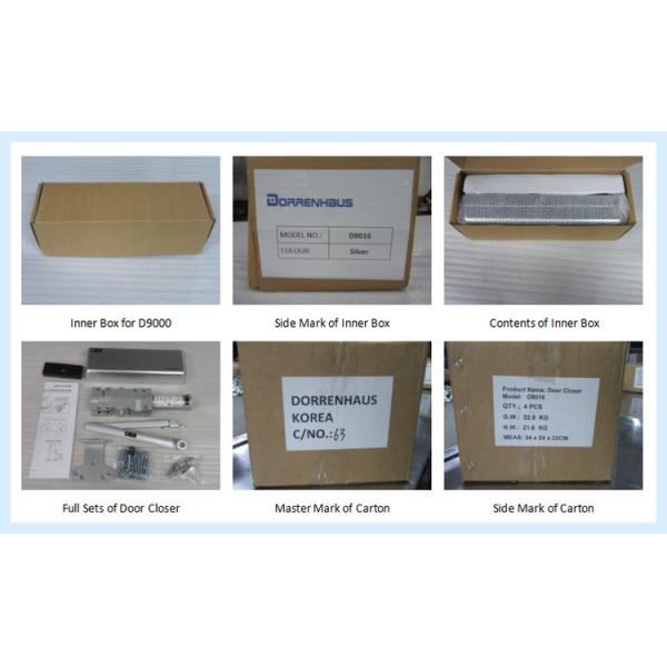 180 Degree Adjustable Door Closer D9016 Forged Steel Arm American Style