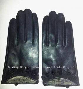 Cheap ladies fashion leather gloves wholesale