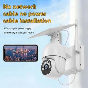 China TF Card 4G Camera Solar Powered , Wireless Outdoor Security Cameras With Solar Panels on sale