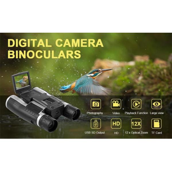 12X Zoom Digital Camera Binoculars 2.0" LCD Screen HD Video Recording Long Range