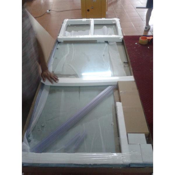 SGCC Tempered Glass Shower Enclosure Stainless Steel Hinged Swinging Shower Doors