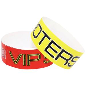 Water Resistant Festival Tyvek Wristbands , Disposable Printable Paper