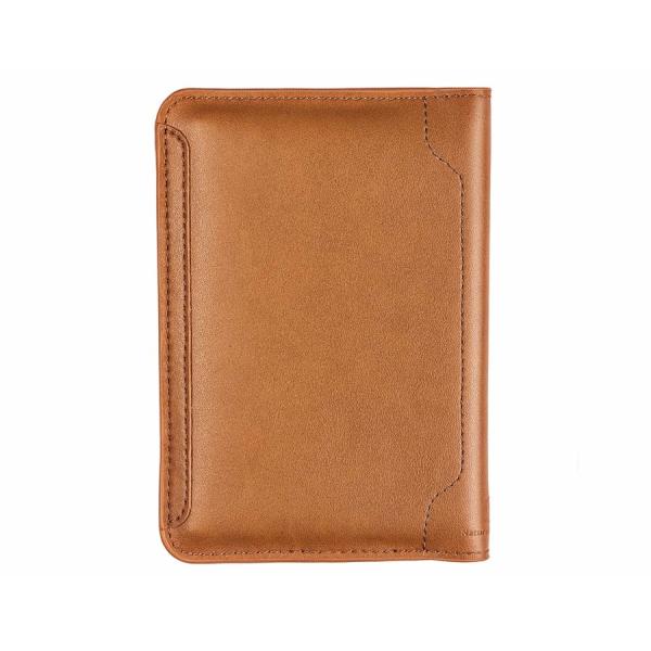 Leather passport bag ticket holder travel document storage multi-function card package